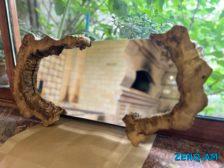 Փայտի համադրությամբ հայելի